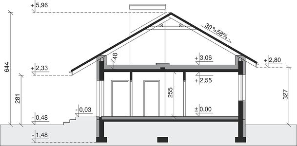Фасад дома CKE-6431-83 Фасад дома CKE-6431-83