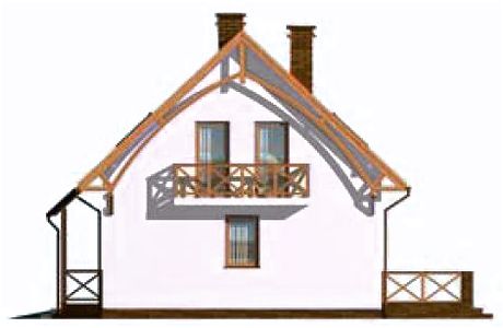 Фасад дома GHH-6686-79 Фасад дома GHH-6686-79
