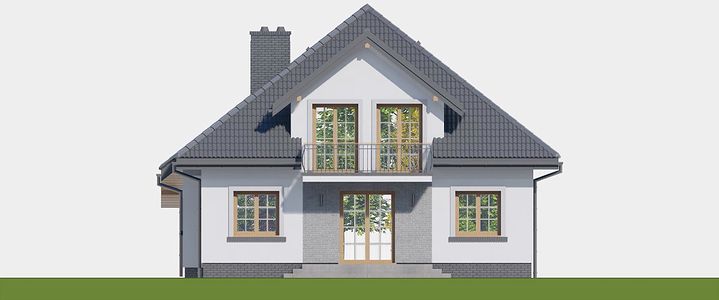 Фасад дома HEB-7937-23 Фасад дома HEB-7937-23