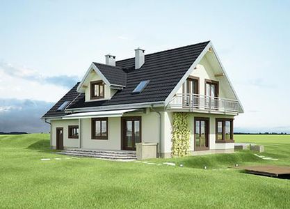 Фасад дома FDF-2455-45 Фасад дома FDF-2455-45
