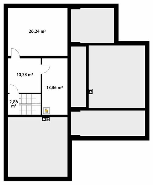 План 1 этажа дома EFF-5521-58 План 1 этажа дома EFF-5521-58