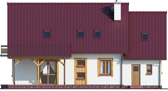 Фасад дома GEG-6225-45 Фасад дома GEG-6225-45
