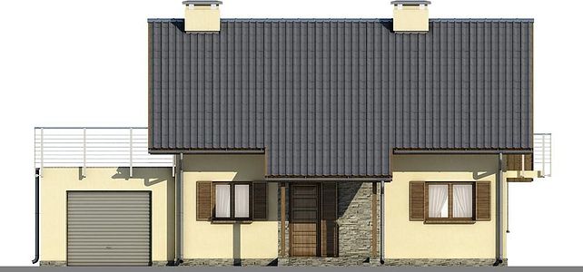Фасад дома BEG-2213-96 Фасад дома BEG-2213-96