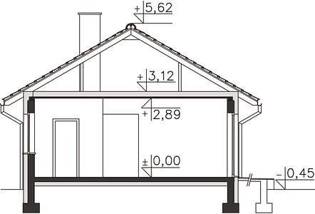 Фасад дома DHI-7752-27 Фасад дома DHI-7752-27
