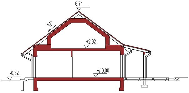 Фасад дома GDI-9927-39 Фасад дома GDI-9927-39