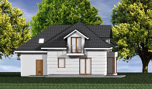 Фасад дома CCB-9521-14 Фасад дома CCB-9521-14