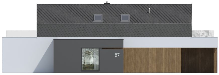 Фасад дома BDF-2485-53 Фасад дома BDF-2485-53
