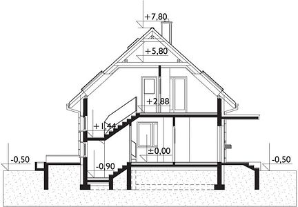 Фасад дома IHB-4389-99 Фасад дома IHB-4389-99