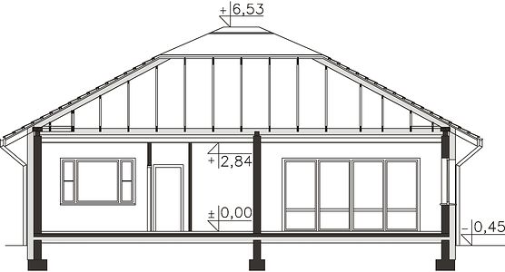 Фасад дома DHG-3251-59 Фасад дома DHG-3251-59