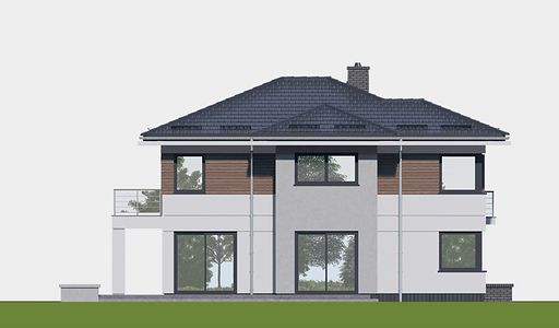 Фасад дома IHH-5811-55 Фасад дома IHH-5811-55