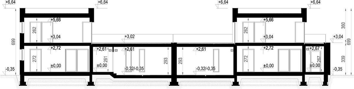 Фасад дома KIF-2276-65 Фасад дома KIF-2276-65