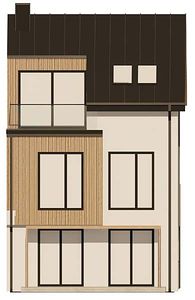 Фасад дома GHF-9593-94 Фасад дома GHF-9593-94