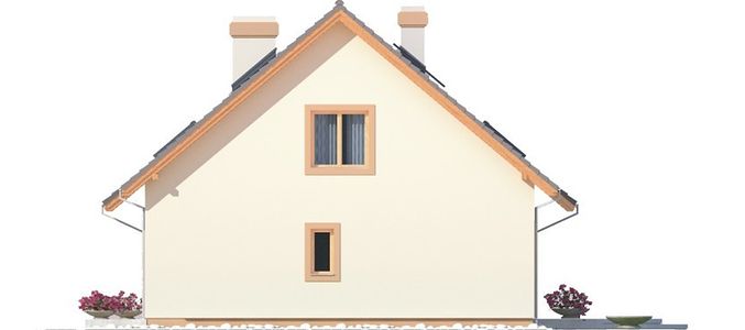 Фасад дома HBH-6123-82 Фасад дома HBH-6123-82