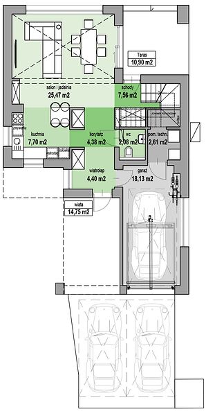 План 1 этажа дома FFF-2998-31 План 1 этажа дома FFF-2998-31