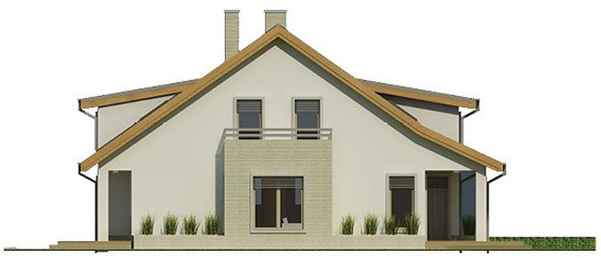 Фасад дома IDH-6875-49 Фасад дома IDH-6875-49