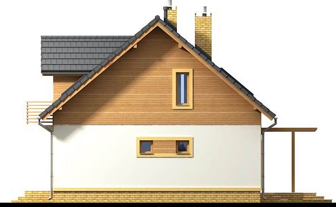 Фасад дома HIK-3271-84 Фасад дома HIK-3271-84