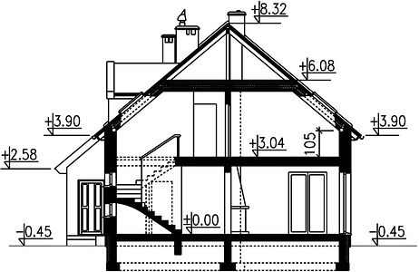 Фасад дома EKK-8923-89 Фасад дома EKK-8923-89
