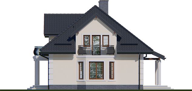 Фасад дома BKK-5687-61 Фасад дома BKK-5687-61