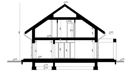 Фасад дома FKG-9293-65 Фасад дома FKG-9293-65