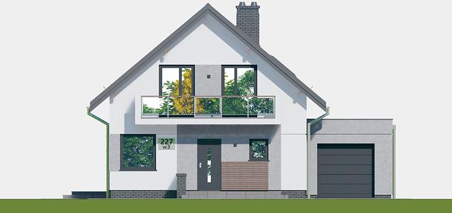 Фасад дома KFH-5993-27 Фасад дома KFH-5993-27