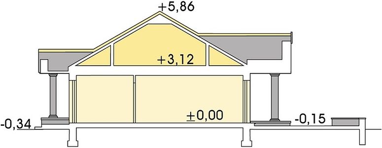 Фасад дома BBH-9722-62 Фасад дома BBH-9722-62