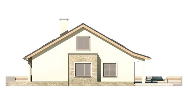 Фасад дома HIF-4679-19 Фасад дома HIF-4679-19