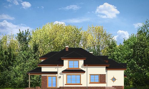 Фасад дома EFE-2393-42 Фасад дома EFE-2393-42