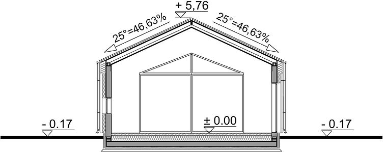 Фасад дома EHH-5957-25 Фасад дома EHH-5957-25