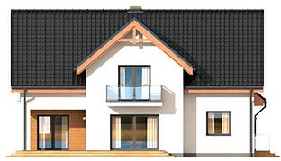 Фасад дома FFI-8339-95 Фасад дома FFI-8339-95