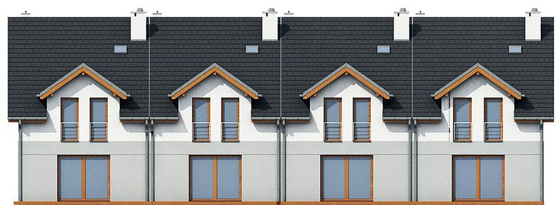 Фасад дома FFH-8695-43 Фасад дома FFH-8695-43