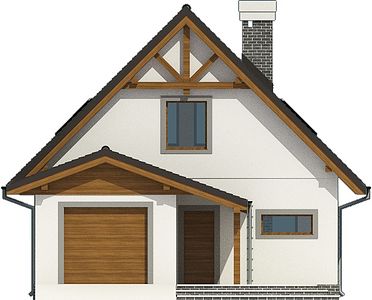Фасад дома EHK-6952-87 Фасад дома EHK-6952-87