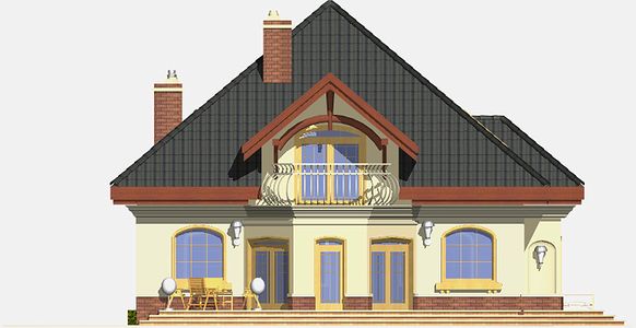 Фасад дома EHK-4326-73 Фасад дома EHK-4326-73