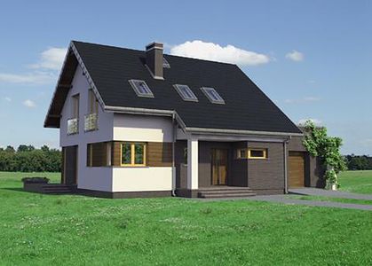 Фасад дома HHD-7322-35 Фасад дома HHD-7322-35