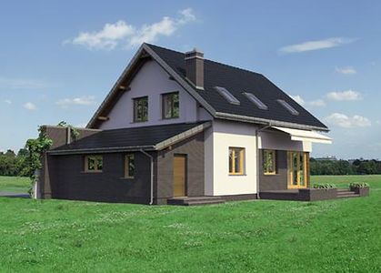 Фасад дома HHD-7322-35 Фасад дома HHD-7322-35