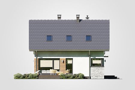 Фасад дома HIH-6194-92 Фасад дома HIH-6194-92