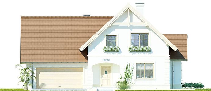 Фасад дома KIH-4847-36 Фасад дома KIH-4847-36