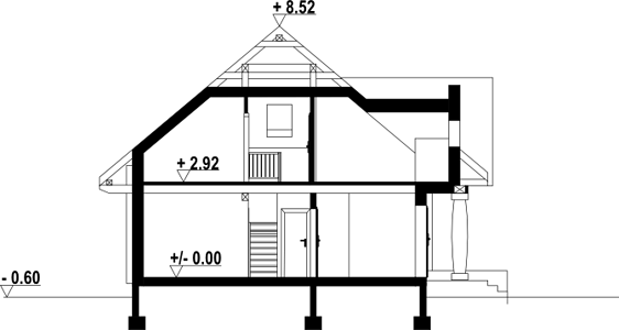 Фасад дома BCI-3266-18 Фасад дома BCI-3266-18