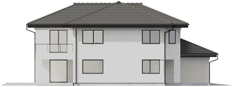 Фасад дома EIE-3667-58 Фасад дома EIE-3667-58