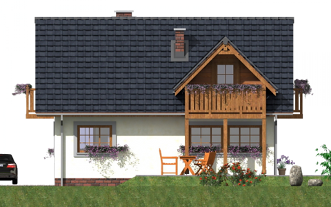 Фасад дома FHE-5356-98 Фасад дома FHE-5356-98