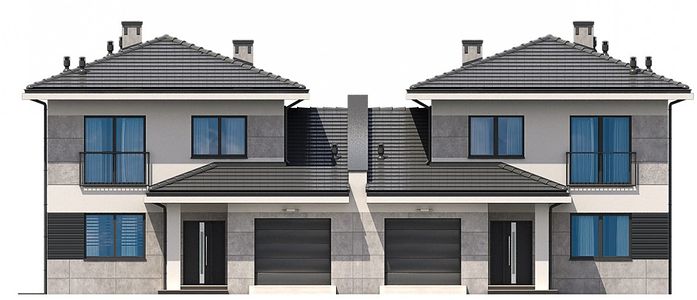 Фасад дома BDB-4538-73 Фасад дома BDB-4538-73
