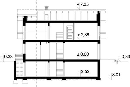 Фасад дома GIH-2697-52 Фасад дома GIH-2697-52