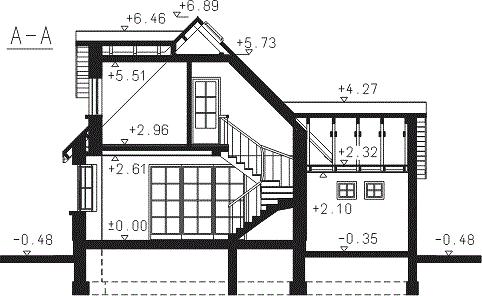 Фасад дома GEH-1445-56 Фасад дома GEH-1445-56